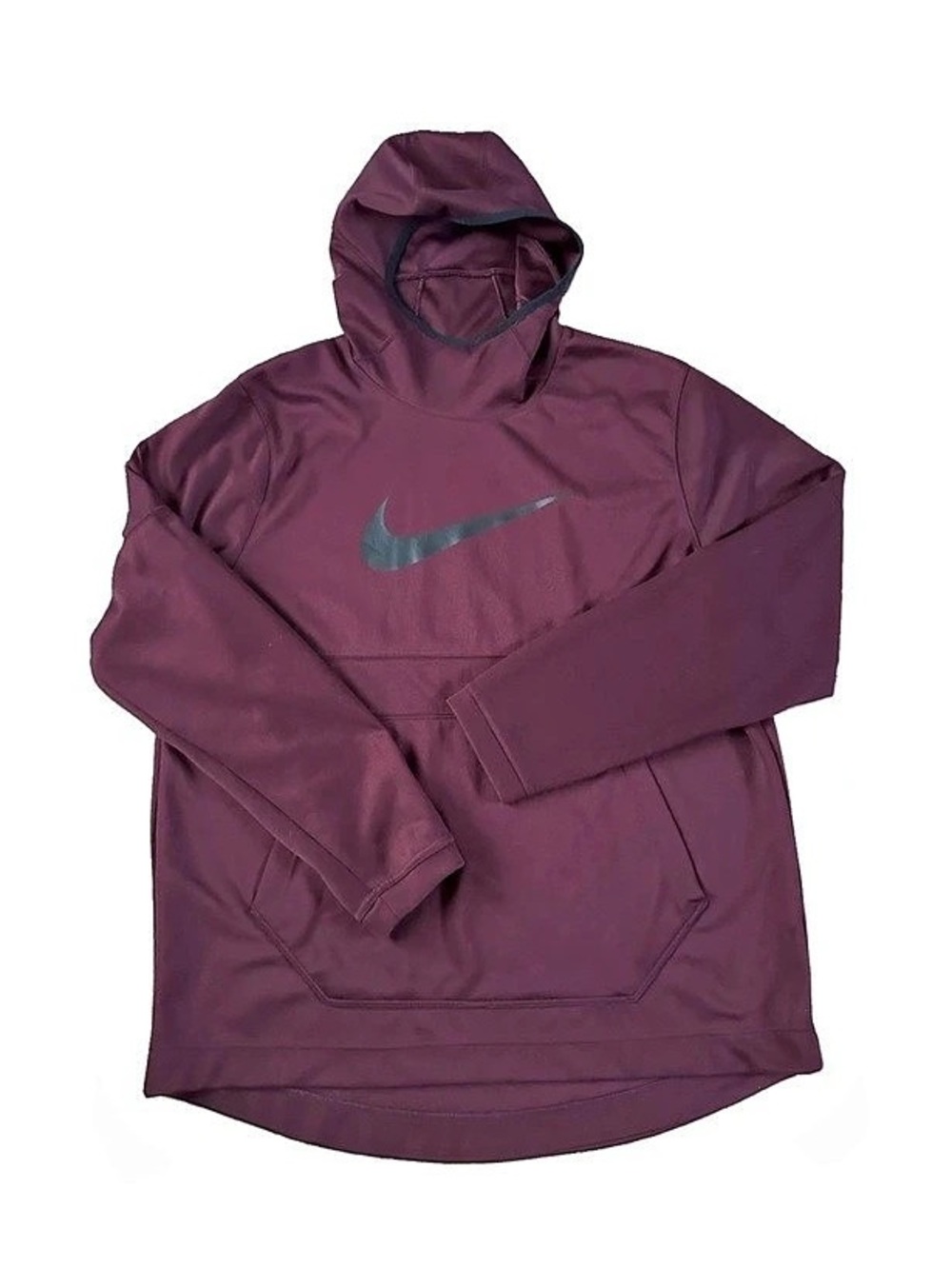 Nike Sportswear Club Dri Fit 25Therma Hoodie Mens Sz XL Maroon Red Training